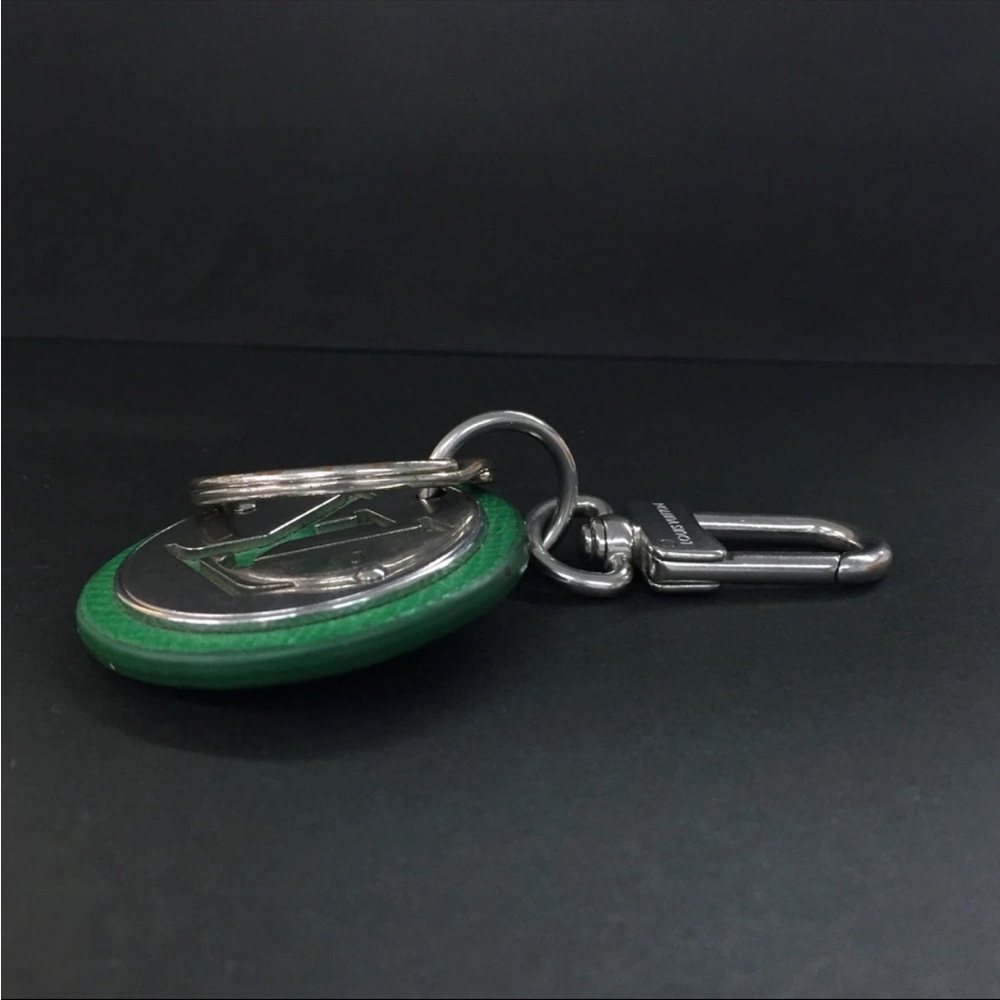 Louis Vuitton Porte Cles LV Circle Key Ring Holder Bag Charm - Picture 5 of 6